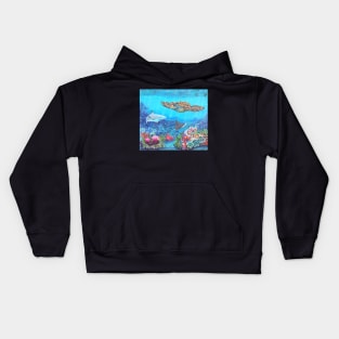 Marine Life Underwater Kids Hoodie